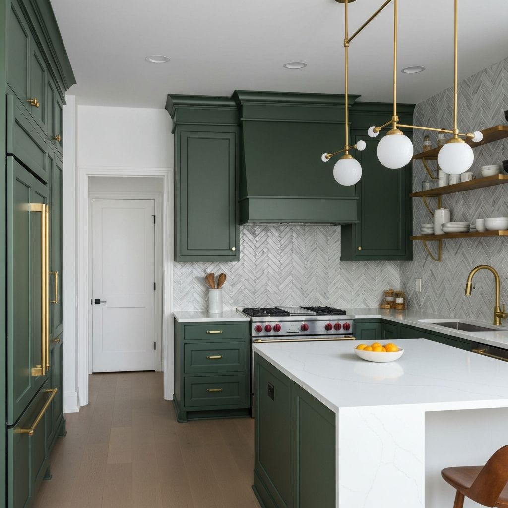 Open-Concept Kitchen with Custom Island
